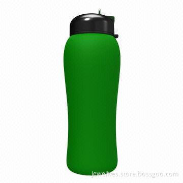 Heat-resistant silicone water bottles
